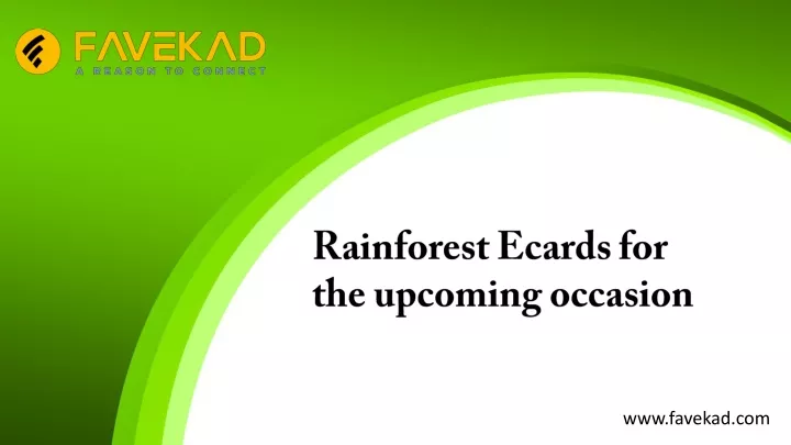 rainforest ecards for the upcoming occasion