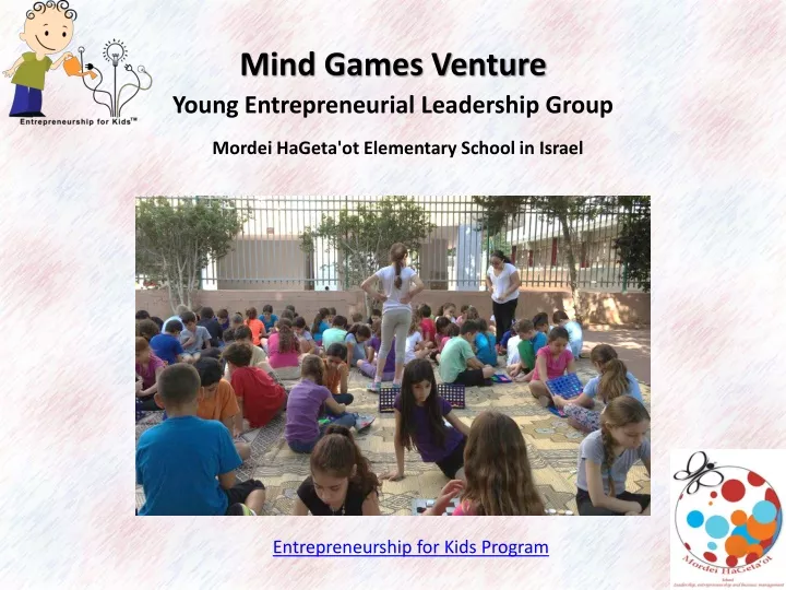 mind games venture young entrepreneurial