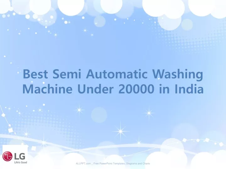 best semi automatic washing machine under 20000