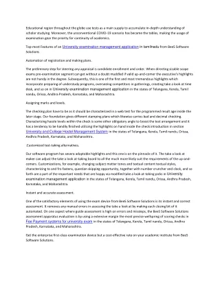 educational region throughout the globe use tests