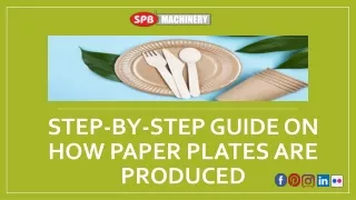 Step-by-Step Guide on How Paper Plates are Produced