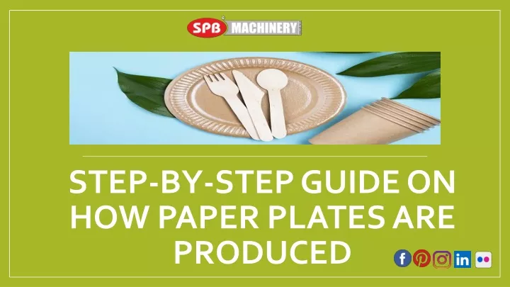 step by step guide on how paper plates are produced
