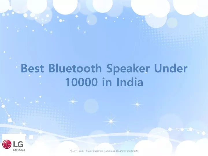 best bluetooth speaker under 10000 in india