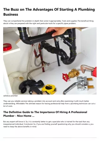 Why It's Easier to Succeed With Ocean City plumber Than You Might Think