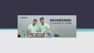 Best Engineering Courses in India