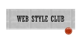 web style club