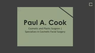 Paul A. Cook - A Resourceful Professional From Sudbury, MA