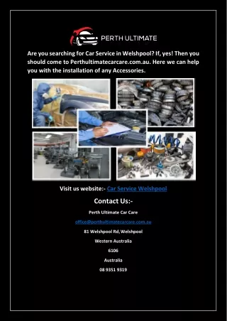 are you searching for car service in welshpool