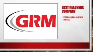 best readymix company