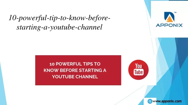 10 powerful tip to know before starting a youtube