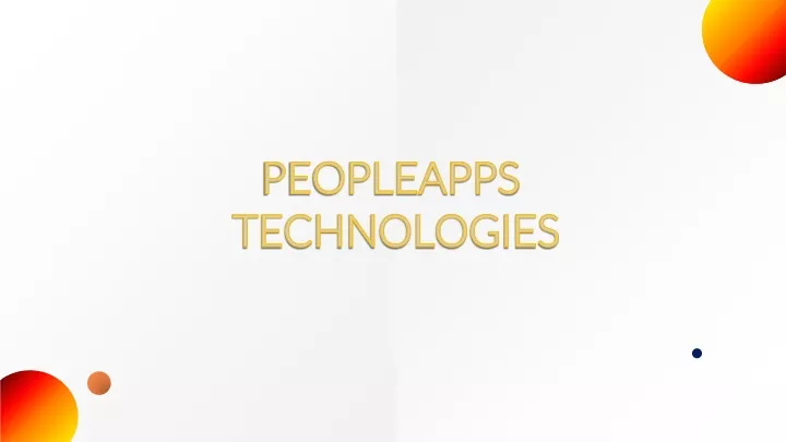 peopleapps technologies