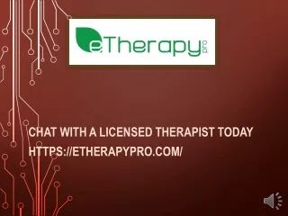 chat with a licensed therapist today https etherapypro com