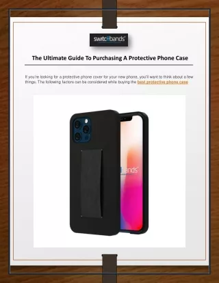the ultimate guide to purchasing a protective