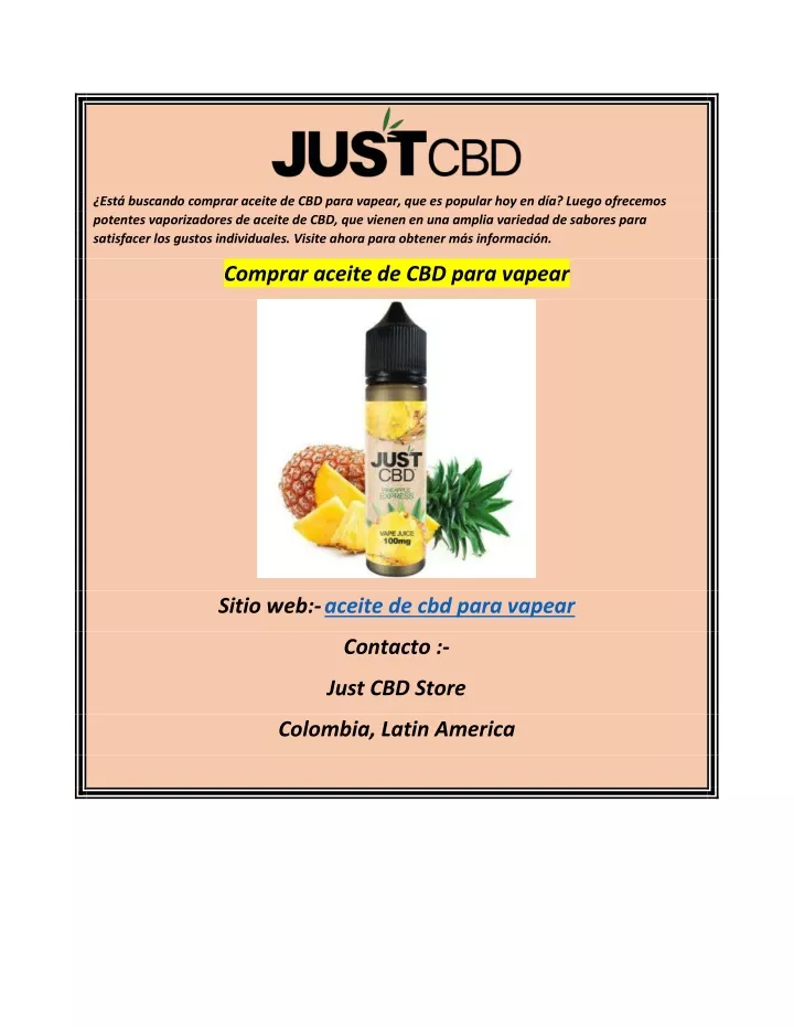 est buscando comprar aceite de cbd para vapear