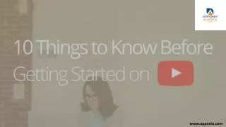 10 powerful tips to know before starting a YouTube channel