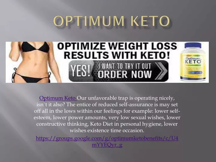 optimum keto our unfavorable trap is operating