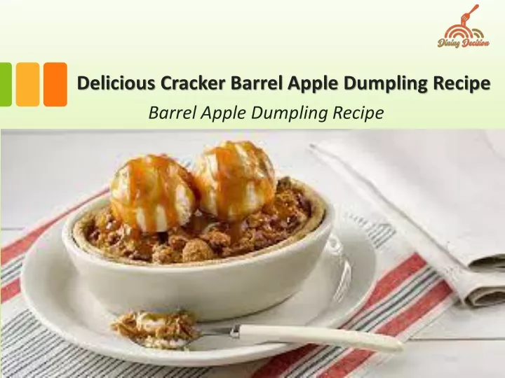 delicious cracker barrel apple dumpling recipe