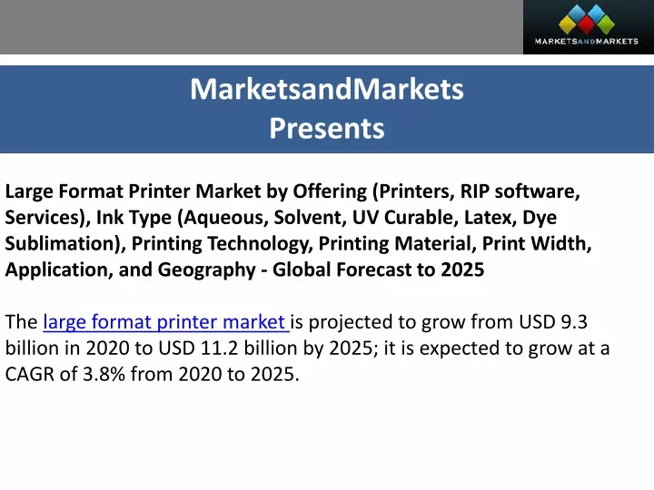 marketsandmarkets presents