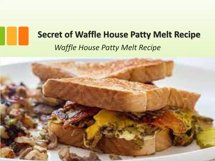 secret of waffle house patty melt recipe waffle