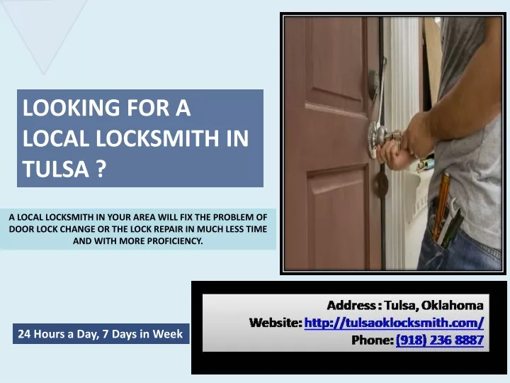 looking for a local locksmith in tulsa