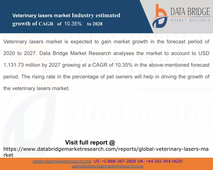 veterinary lasers market industry estimated