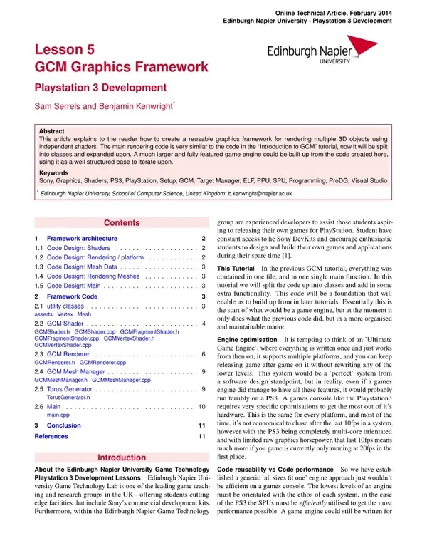 online technical article february 2014 edinburgh