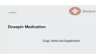 doxepin medication