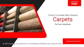 3 Points To Consider When Choosing Carpets For Your Living Room