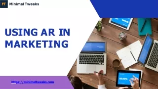 Using AR in Marketing | Creative Digital Agency in Lucknow | Minimal Tweaks
