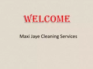 welcome