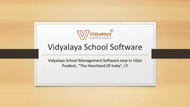 vidyalaya school software