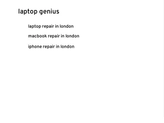 laptop genius