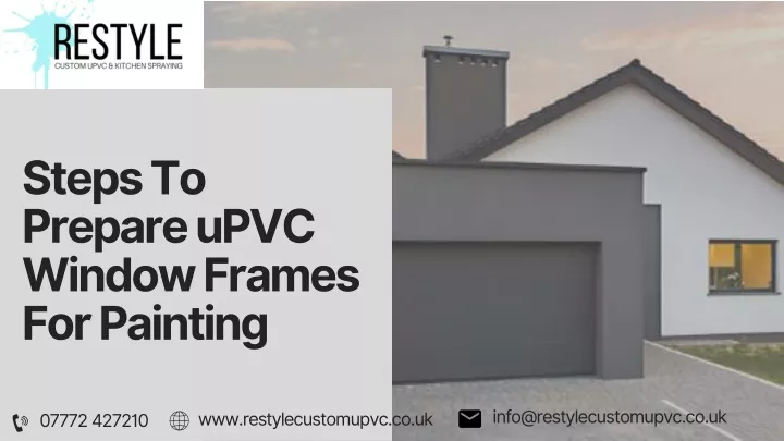 s teps to prepare upvc window frames for painting