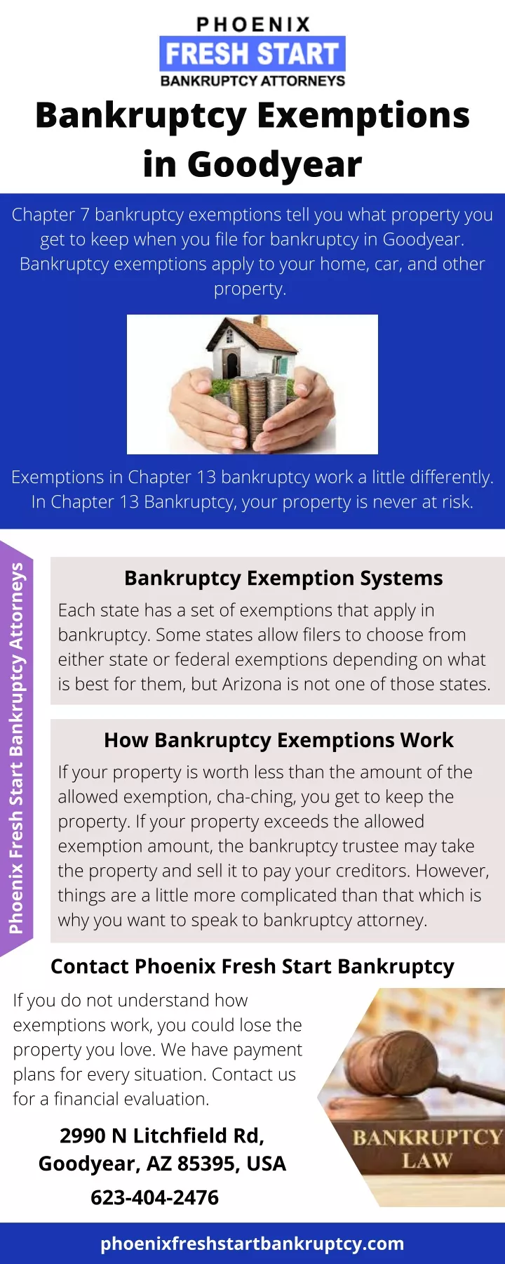 bankruptcy exemptions in goodyear