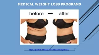 Medical Weight Loss Programs