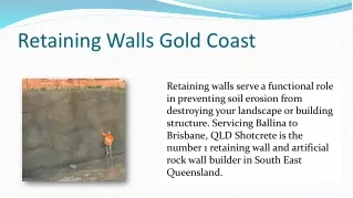 Retaining Walls Gold Coast