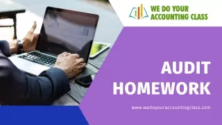 Audit Homework