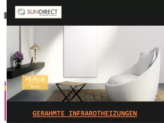 gerahmte infrarotheizungen