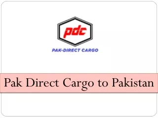 Pak Cargo