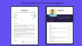 Get Best Resume and It's Cover Letter Templates