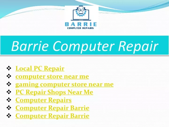 barrie computer repair