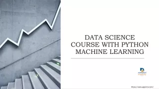 DATA SCIENCE COURSE WITH PYTHON MACHINE LEARNING