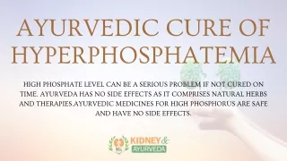 ayurvedic cure of hyperphosphatemia