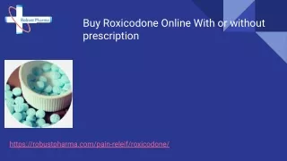 buy roxicodone online with or without prescription