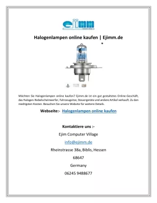 halogenlampen online kaufen ejimm de