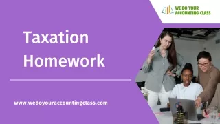 Taxation Homework