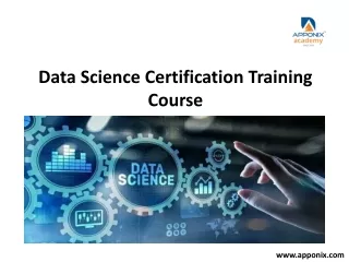 Data Science Certification Training Course