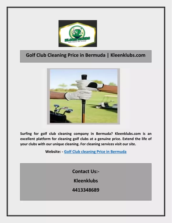golf club cleaning price in bermuda kleenklubs com