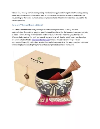 tibetan bowl healing is an all encompassing
