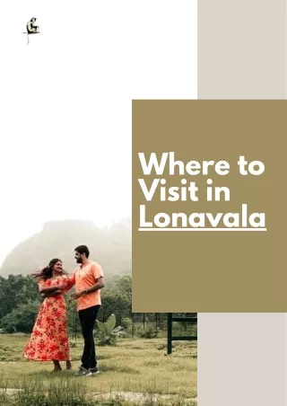 WHERE TO VISIT IN LONAVALA